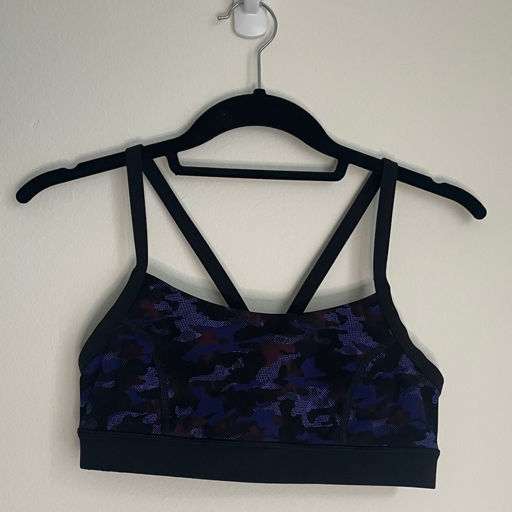 Lululemon Purple Camo Sports Bra